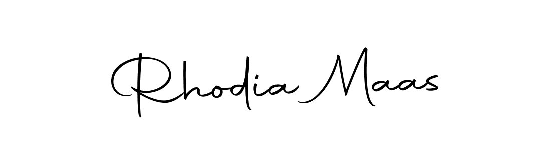 Make a beautiful signature design for name Rhodia Maas. With this signature (Autography-DOLnW) style, you can create a handwritten signature for free. Rhodia Maas signature style 10 images and pictures png