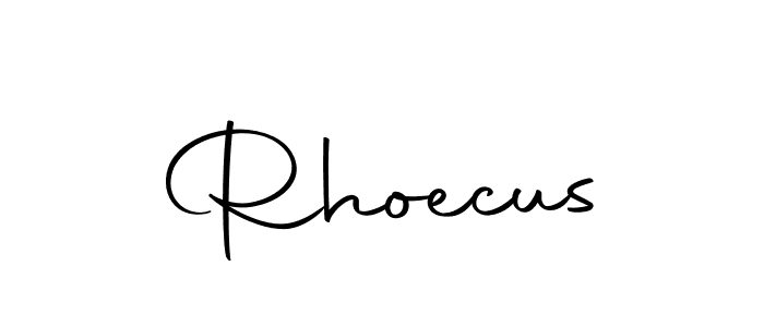 if you are searching for the best signature style for your name Rhoecus. so please give up your signature search. here we have designed multiple signature styles  using Autography-DOLnW. Rhoecus signature style 10 images and pictures png