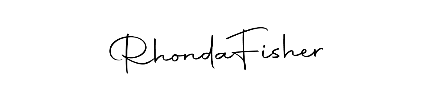 Use a signature maker to create a handwritten signature online. With this signature software, you can design (Autography-DOLnW) your own signature for name Rhonda  Fisher. Rhonda  Fisher signature style 10 images and pictures png