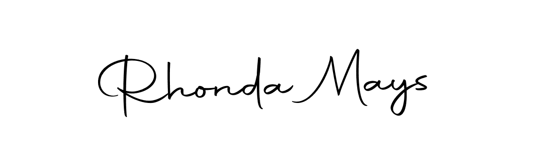 Also we have Rhonda Mays name is the best signature style. Create professional handwritten signature collection using Autography-DOLnW autograph style. Rhonda Mays signature style 10 images and pictures png