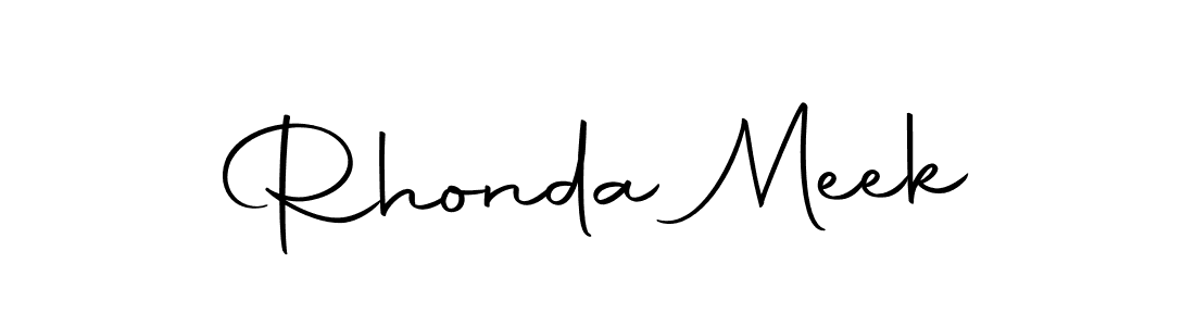 Also we have Rhonda Meek name is the best signature style. Create professional handwritten signature collection using Autography-DOLnW autograph style. Rhonda Meek signature style 10 images and pictures png