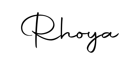 You can use this online signature creator to create a handwritten signature for the name Rhoya. This is the best online autograph maker. Rhoya signature style 10 images and pictures png