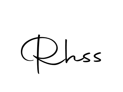 Rhss stylish signature style. Best Handwritten Sign (Autography-DOLnW) for my name. Handwritten Signature Collection Ideas for my name Rhss. Rhss signature style 10 images and pictures png