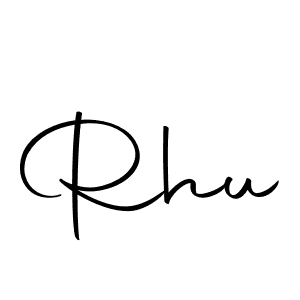 The best way (Autography-DOLnW) to make a short signature is to pick only two or three words in your name. The name Rhu include a total of six letters. For converting this name. Rhu signature style 10 images and pictures png