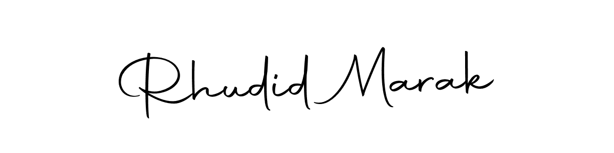 Make a short Rhudid Marak signature style. Manage your documents anywhere anytime using Autography-DOLnW. Create and add eSignatures, submit forms, share and send files easily. Rhudid Marak signature style 10 images and pictures png