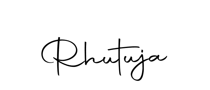 Autography-DOLnW is a professional signature style that is perfect for those who want to add a touch of class to their signature. It is also a great choice for those who want to make their signature more unique. Get Rhutuja name to fancy signature for free. Rhutuja signature style 10 images and pictures png