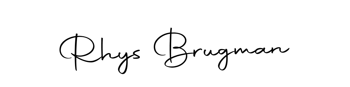 Make a beautiful signature design for name Rhys Brugman. With this signature (Autography-DOLnW) style, you can create a handwritten signature for free. Rhys Brugman signature style 10 images and pictures png