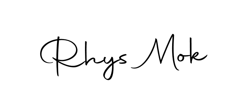 How to make Rhys Mok signature? Autography-DOLnW is a professional autograph style. Create handwritten signature for Rhys Mok name. Rhys Mok signature style 10 images and pictures png