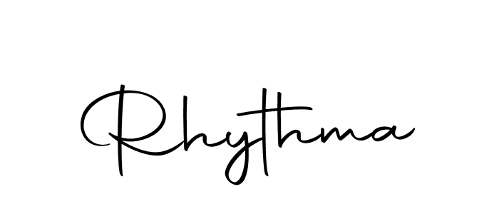 Use a signature maker to create a handwritten signature online. With this signature software, you can design (Autography-DOLnW) your own signature for name Rhythma. Rhythma signature style 10 images and pictures png