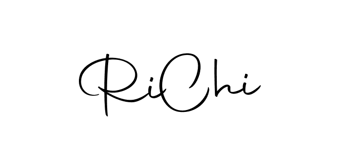 You should practise on your own different ways (Autography-DOLnW) to write your name (Ri  Chi) in signature. don't let someone else do it for you. Ri  Chi signature style 10 images and pictures png