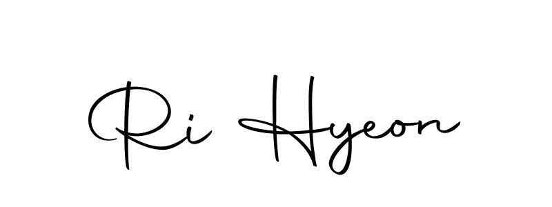 Also we have Ri Hyeon name is the best signature style. Create professional handwritten signature collection using Autography-DOLnW autograph style. Ri Hyeon signature style 10 images and pictures png