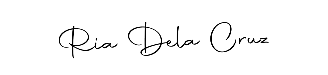 Make a beautiful signature design for name Ria Dela Cruz. With this signature (Autography-DOLnW) style, you can create a handwritten signature for free. Ria Dela Cruz signature style 10 images and pictures png