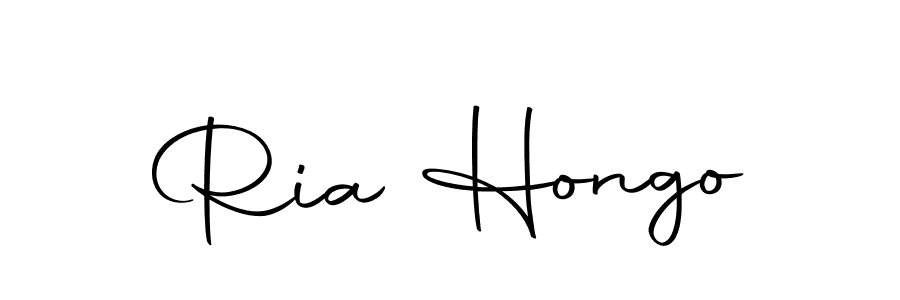 Ria Hongo stylish signature style. Best Handwritten Sign (Autography-DOLnW) for my name. Handwritten Signature Collection Ideas for my name Ria Hongo. Ria Hongo signature style 10 images and pictures png