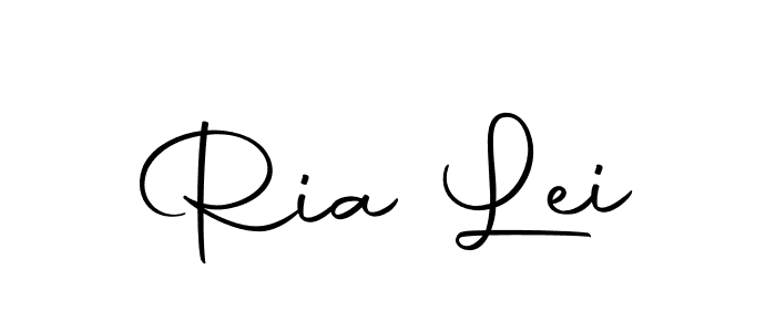 This is the best signature style for the Ria Lei name. Also you like these signature font (Autography-DOLnW). Mix name signature. Ria Lei signature style 10 images and pictures png