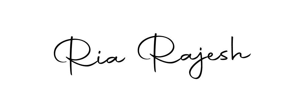 Make a beautiful signature design for name Ria Rajesh. With this signature (Autography-DOLnW) style, you can create a handwritten signature for free. Ria Rajesh signature style 10 images and pictures png