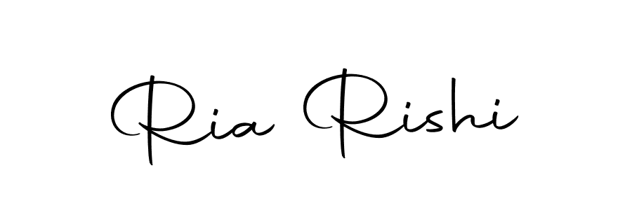 Make a beautiful signature design for name Ria Rishi. With this signature (Autography-DOLnW) style, you can create a handwritten signature for free. Ria Rishi signature style 10 images and pictures png