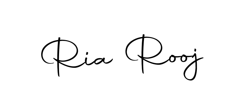 Design your own signature with our free online signature maker. With this signature software, you can create a handwritten (Autography-DOLnW) signature for name Ria Rooj. Ria Rooj signature style 10 images and pictures png