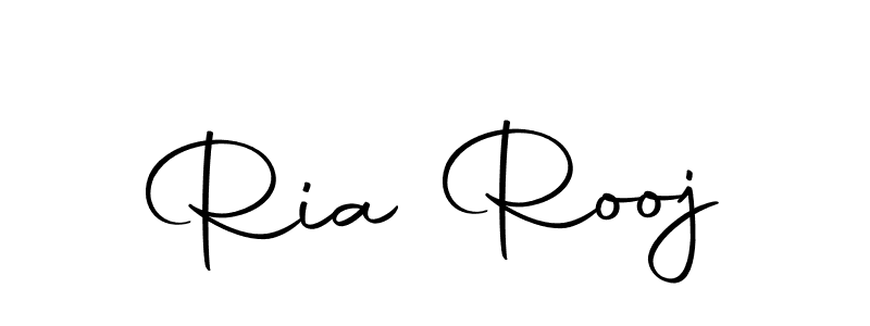 Design your own signature with our free online signature maker. With this signature software, you can create a handwritten (Autography-DOLnW) signature for name Ria Rooj. Ria Rooj signature style 10 images and pictures png