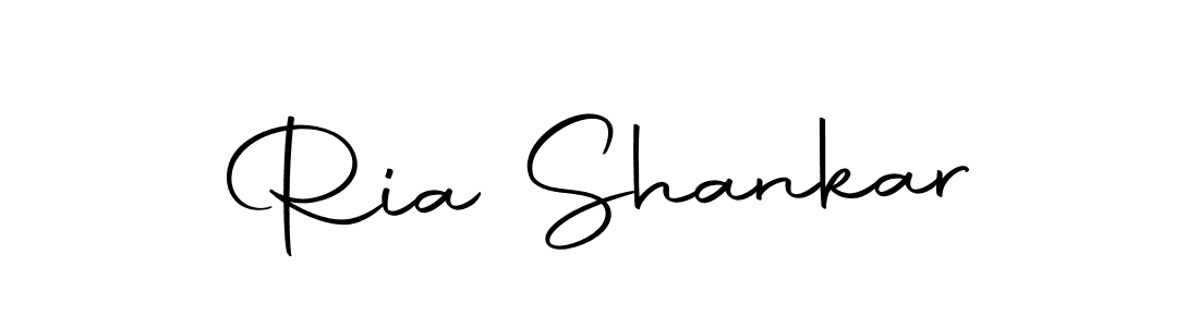 How to make Ria Shankar name signature. Use Autography-DOLnW style for creating short signs online. This is the latest handwritten sign. Ria Shankar signature style 10 images and pictures png