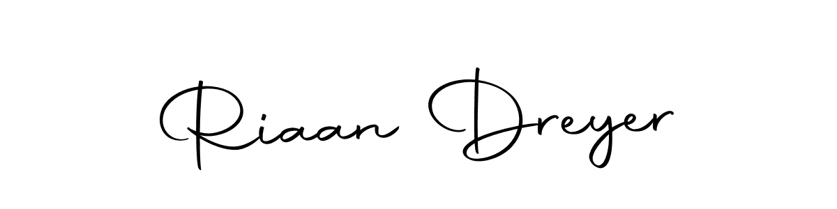 The best way (Autography-DOLnW) to make a short signature is to pick only two or three words in your name. The name Riaan Dreyer include a total of six letters. For converting this name. Riaan Dreyer signature style 10 images and pictures png