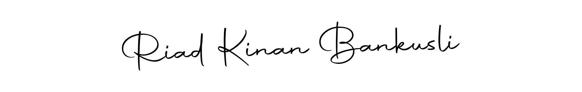 if you are searching for the best signature style for your name Riad Kinan Bankusli. so please give up your signature search. here we have designed multiple signature styles  using Autography-DOLnW. Riad Kinan Bankusli signature style 10 images and pictures png