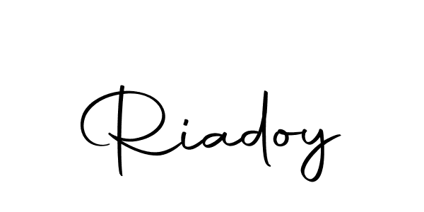 How to make Riadoy name signature. Use Autography-DOLnW style for creating short signs online. This is the latest handwritten sign. Riadoy signature style 10 images and pictures png