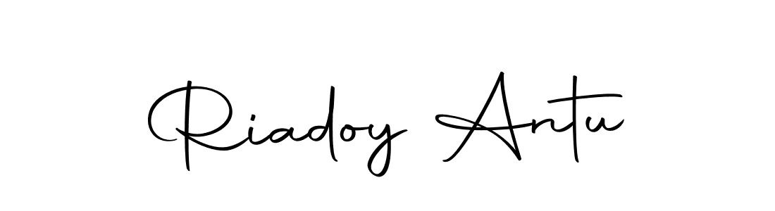 Use a signature maker to create a handwritten signature online. With this signature software, you can design (Autography-DOLnW) your own signature for name Riadoy Antu. Riadoy Antu signature style 10 images and pictures png