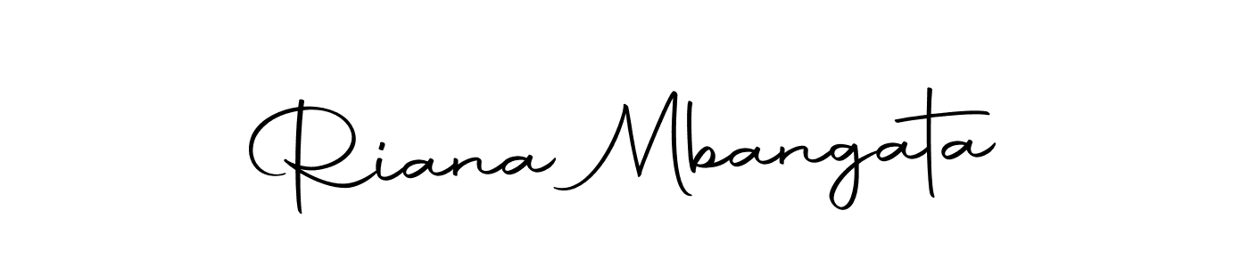 if you are searching for the best signature style for your name Riana Mbangata. so please give up your signature search. here we have designed multiple signature styles  using Autography-DOLnW. Riana Mbangata signature style 10 images and pictures png