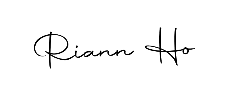 Make a beautiful signature design for name Riann Ho. With this signature (Autography-DOLnW) style, you can create a handwritten signature for free. Riann Ho signature style 10 images and pictures png