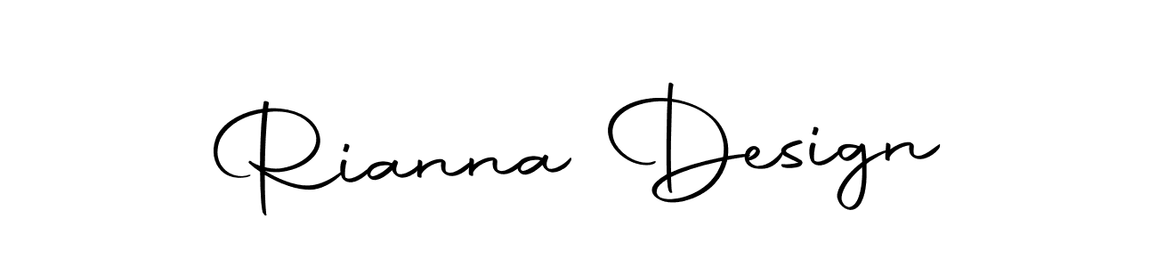 if you are searching for the best signature style for your name Rianna Design. so please give up your signature search. here we have designed multiple signature styles  using Autography-DOLnW. Rianna Design signature style 10 images and pictures png