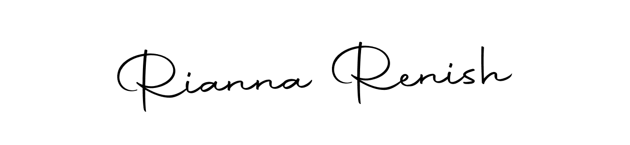 Create a beautiful signature design for name Rianna Renish. With this signature (Autography-DOLnW) fonts, you can make a handwritten signature for free. Rianna Renish signature style 10 images and pictures png