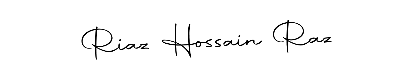 Create a beautiful signature design for name Riaz Hossain Raz. With this signature (Autography-DOLnW) fonts, you can make a handwritten signature for free. Riaz Hossain Raz signature style 10 images and pictures png