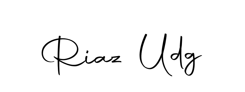 Use a signature maker to create a handwritten signature online. With this signature software, you can design (Autography-DOLnW) your own signature for name Riaz Udg. Riaz Udg signature style 10 images and pictures png