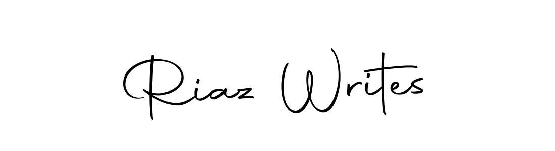 Create a beautiful signature design for name Riaz Writes. With this signature (Autography-DOLnW) fonts, you can make a handwritten signature for free. Riaz Writes signature style 10 images and pictures png