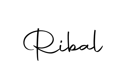 Make a beautiful signature design for name Ribal. With this signature (Autography-DOLnW) style, you can create a handwritten signature for free. Ribal signature style 10 images and pictures png