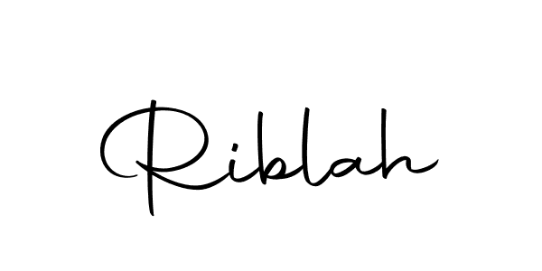 How to make Riblah signature? Autography-DOLnW is a professional autograph style. Create handwritten signature for Riblah name. Riblah signature style 10 images and pictures png