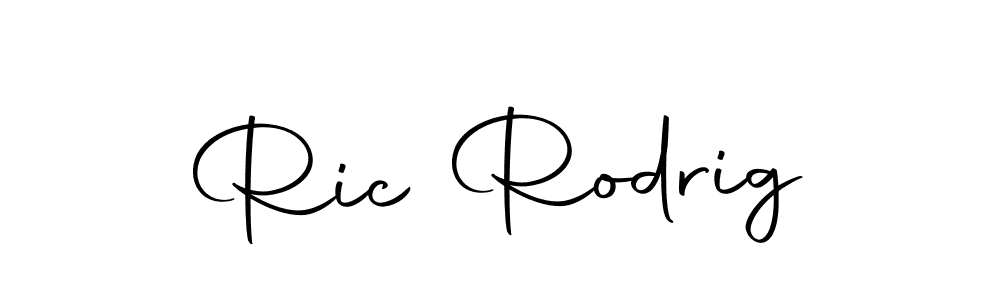 Create a beautiful signature design for name Ric Rodrig. With this signature (Autography-DOLnW) fonts, you can make a handwritten signature for free. Ric Rodrig signature style 10 images and pictures png