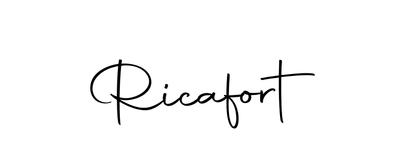 Ricafort stylish signature style. Best Handwritten Sign (Autography-DOLnW) for my name. Handwritten Signature Collection Ideas for my name Ricafort. Ricafort signature style 10 images and pictures png