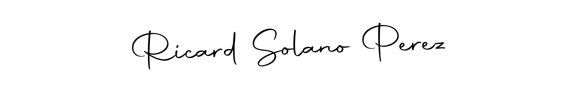 Use a signature maker to create a handwritten signature online. With this signature software, you can design (Autography-DOLnW) your own signature for name Ricard Solano Perez. Ricard Solano Perez signature style 10 images and pictures png