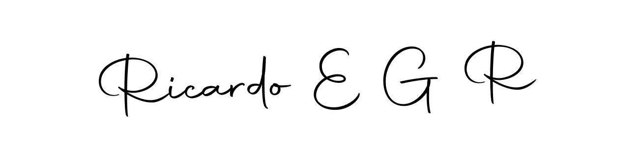 How to make Ricardo E G R signature? Autography-DOLnW is a professional autograph style. Create handwritten signature for Ricardo E G R name. Ricardo E G R signature style 10 images and pictures png