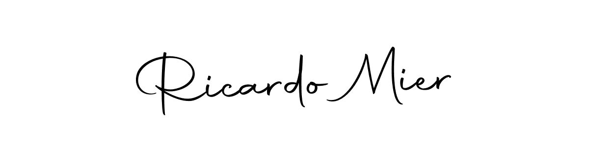 You can use this online signature creator to create a handwritten signature for the name Ricardo Mier. This is the best online autograph maker. Ricardo Mier signature style 10 images and pictures png