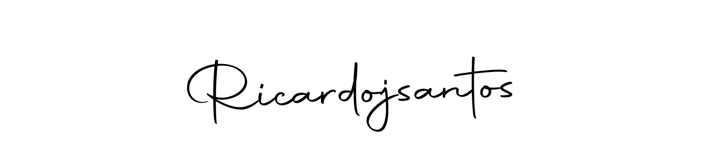 How to make Ricardojsantos signature? Autography-DOLnW is a professional autograph style. Create handwritten signature for Ricardojsantos name. Ricardojsantos signature style 10 images and pictures png