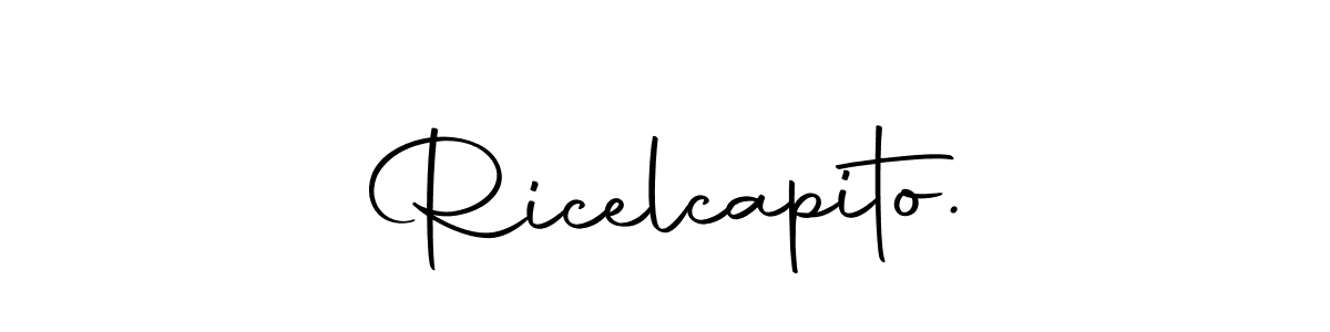 Ricelcapito. stylish signature style. Best Handwritten Sign (Autography-DOLnW) for my name. Handwritten Signature Collection Ideas for my name Ricelcapito.. Ricelcapito. signature style 10 images and pictures png