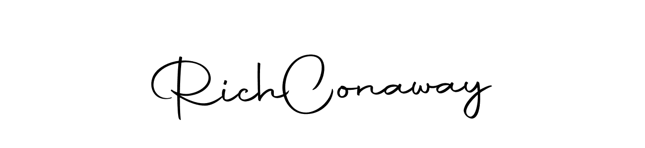 Make a short Rich  Conaway signature style. Manage your documents anywhere anytime using Autography-DOLnW. Create and add eSignatures, submit forms, share and send files easily. Rich  Conaway signature style 10 images and pictures png