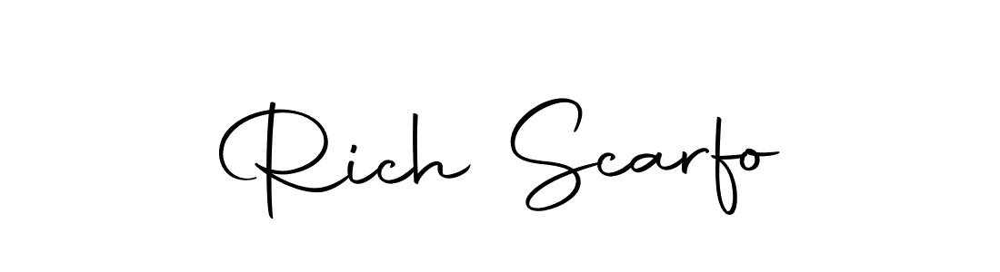 How to make Rich Scarfo signature? Autography-DOLnW is a professional autograph style. Create handwritten signature for Rich Scarfo name. Rich Scarfo signature style 10 images and pictures png