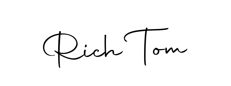 It looks lik you need a new signature style for name Rich Tom. Design unique handwritten (Autography-DOLnW) signature with our free signature maker in just a few clicks. Rich Tom signature style 10 images and pictures png