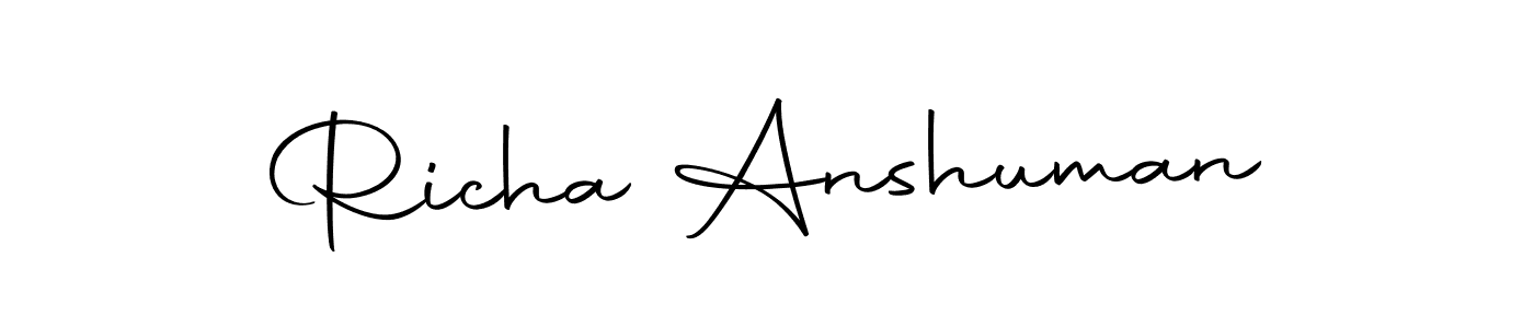 How to Draw Richa Anshuman signature style? Autography-DOLnW is a latest design signature styles for name Richa Anshuman. Richa Anshuman signature style 10 images and pictures png