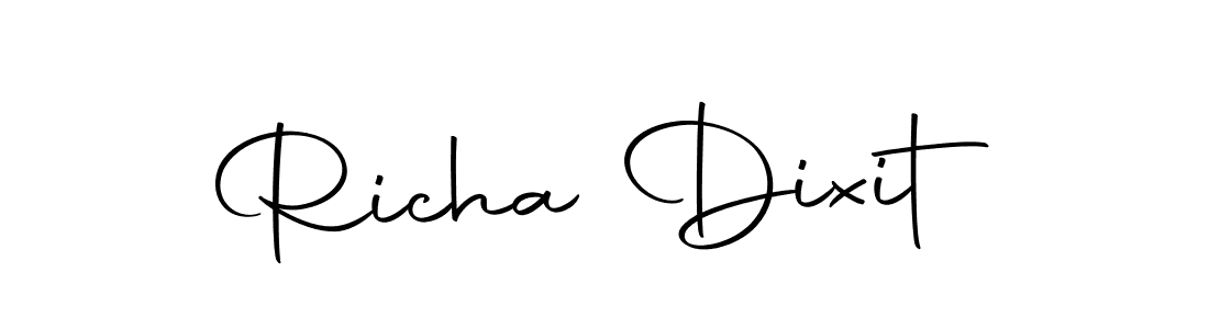 Make a beautiful signature design for name Richa Dixit. Use this online signature maker to create a handwritten signature for free. Richa Dixit signature style 10 images and pictures png