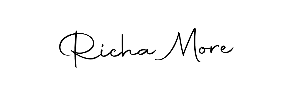 This is the best signature style for the Richa More name. Also you like these signature font (Autography-DOLnW). Mix name signature. Richa More signature style 10 images and pictures png
