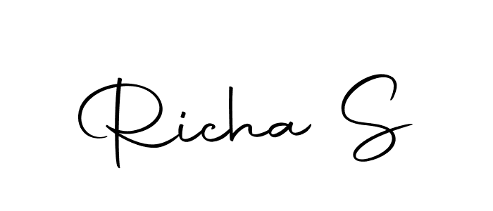 This is the best signature style for the Richa S name. Also you like these signature font (Autography-DOLnW). Mix name signature. Richa S signature style 10 images and pictures png